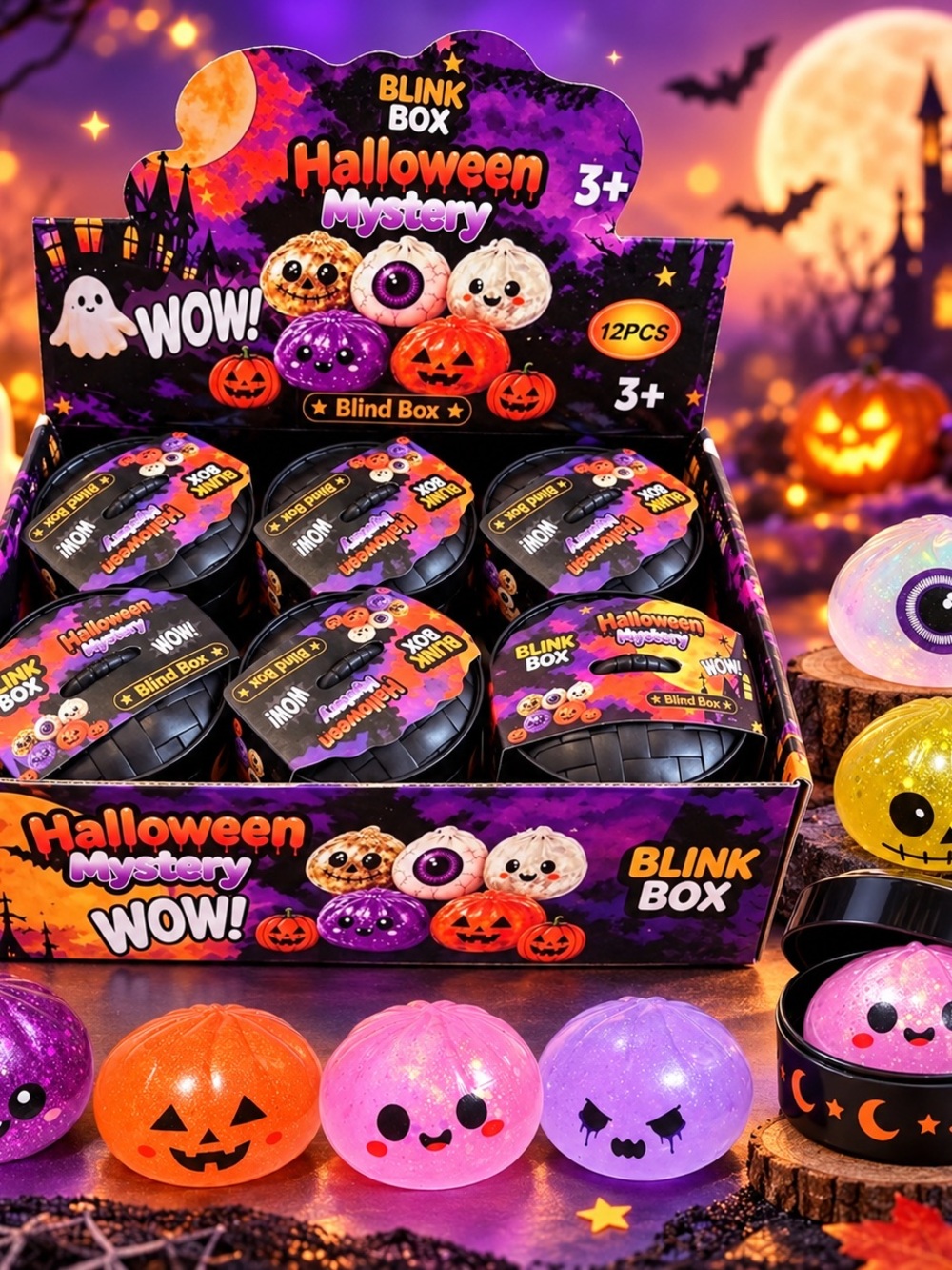 Blink Box Halloween Squishy 1 Piece Only New